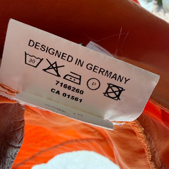 Tuzzi Brand Orange Jean Jacket for Women - Picture 10 of 16